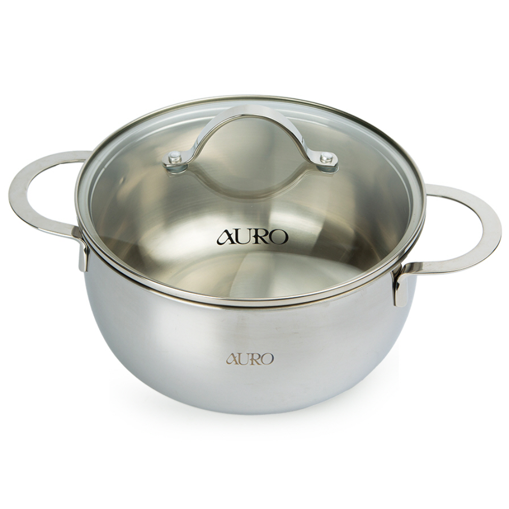 아우로 통5중 304스텐 IH 인덕션 하이라이트 무연마제 양수 볶음 냄비, 1개, 양수냄비, 20cm 39,000원