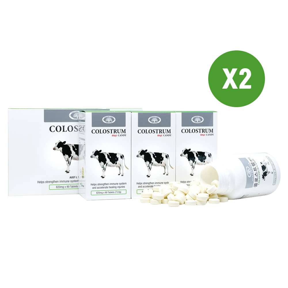 네이쳐스탑 호주 콜로스트럼 캔디(초유) 820mg 대용량 면역글로불린, 2개, 270정 109,000원