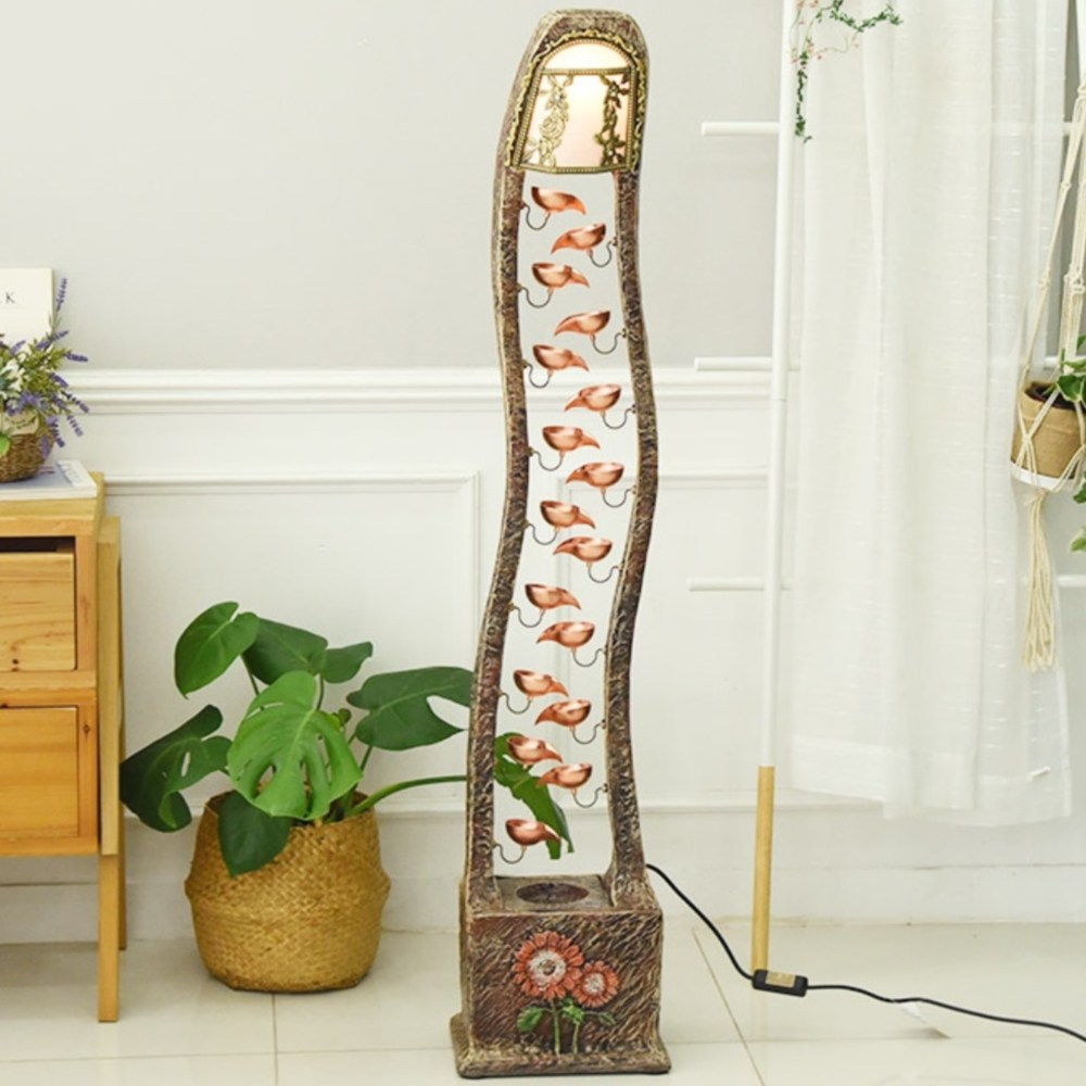 자연 가습효과 무드등 실내 분수대(1340mm) 조명 거실 유럽풍 소형 가정용 369,950원