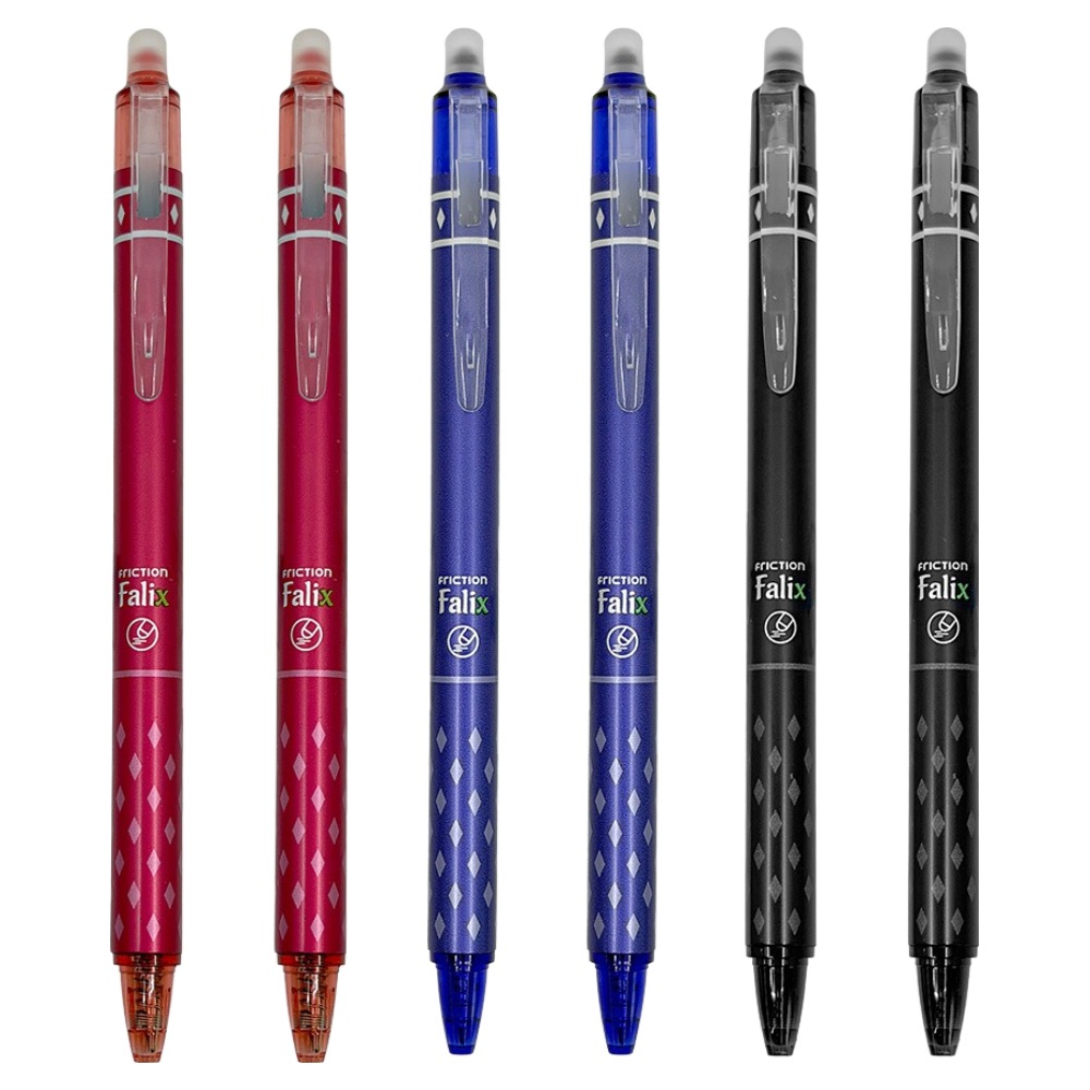 리드홈 틀려도 괜찮아 지워지는 볼펜 0.5mm 3종 x 2p 세트, 블랙, 레드, 블루, 1세트 5,900원