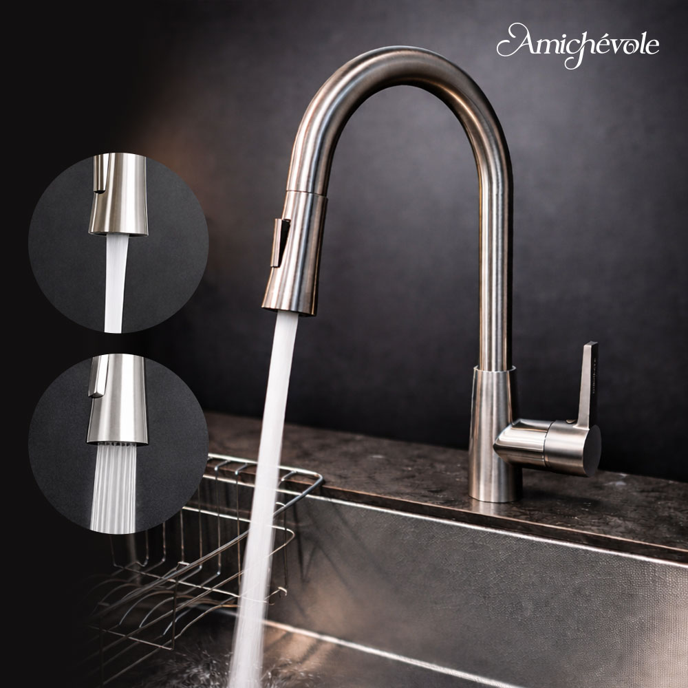 싱크대수전 거위목 씽크대 주방 수도꼭지 무광 수전 수전헤드 교체 코브라수전 셀프교체, 1개 67,900원