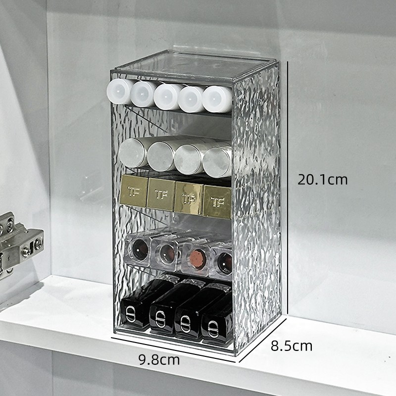 투명 아크릴 수납함, 1개, 투명 물결무늬 립스틱 홀더 29,210원