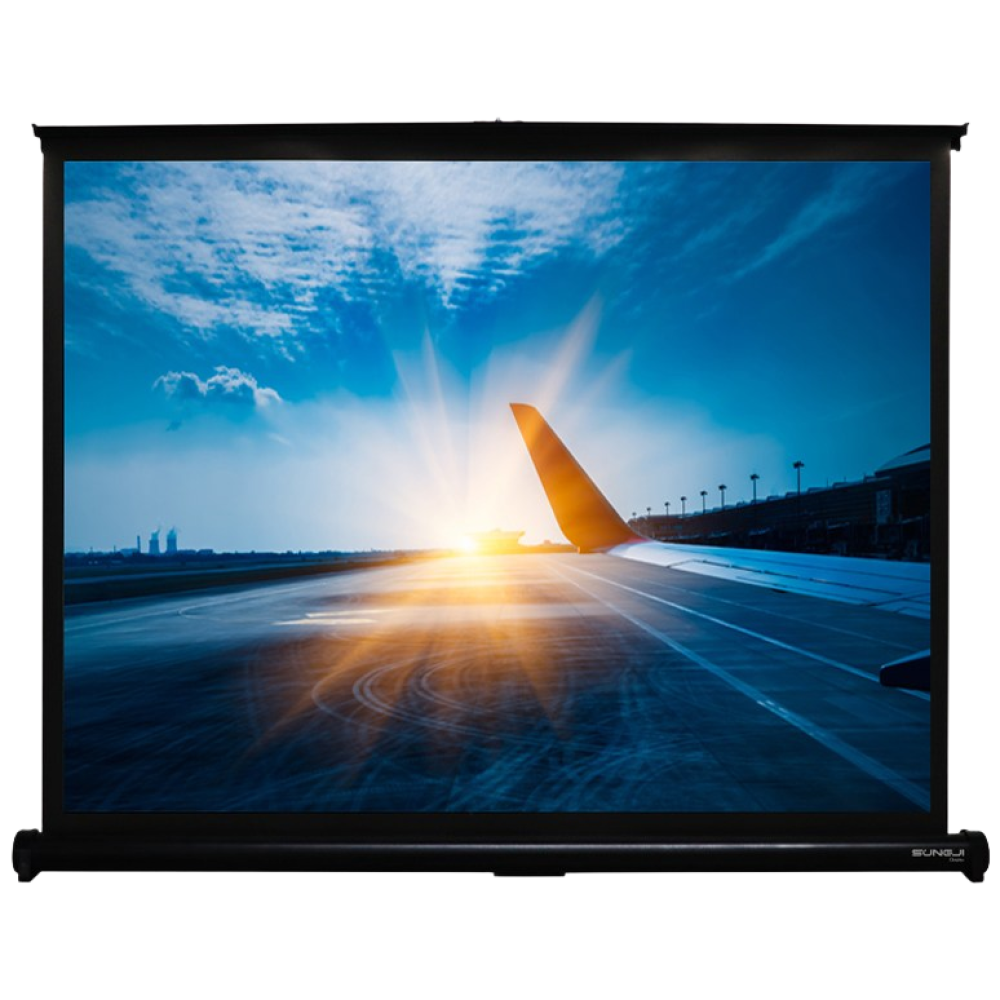 빔프로젝터 스크린 포터블 유압식 캠핑용 휴대용 가정용 롤러블 미니, [4:3] 40인치+가방 32,900원