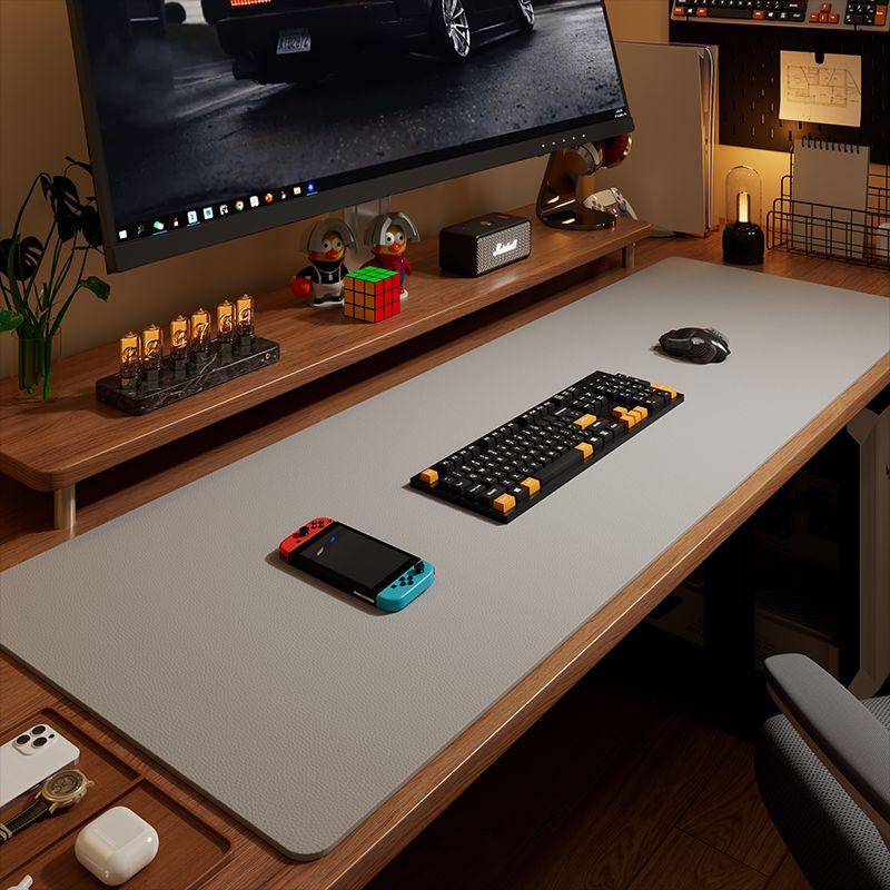 대형 데스크매트 책상패드 노트북 키보드 마우스 보호 사무실용, 실리콘 연회색 33,900원