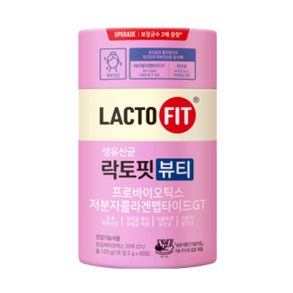 종근당건강 락토핏 뷰티 60포 1통 (1개월) / 유산균+저분자콜라겐 32,800원