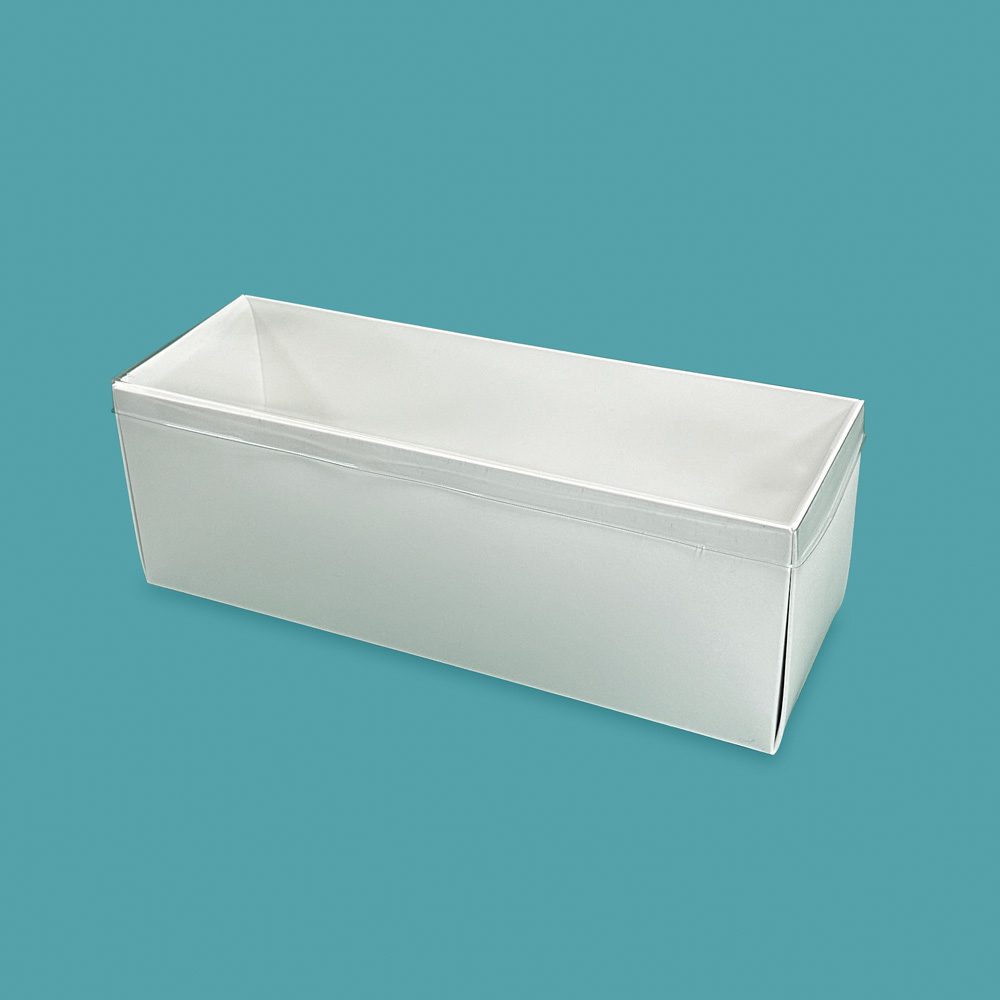 롤케이크 답례품 선물 포장 직사각 PET 뚜껑 종이상자 화이트, 50개입 63,250원