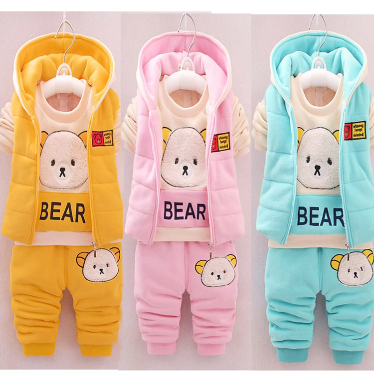 쁘띠앙쥬 아기곰조끼3종세트 31,900원