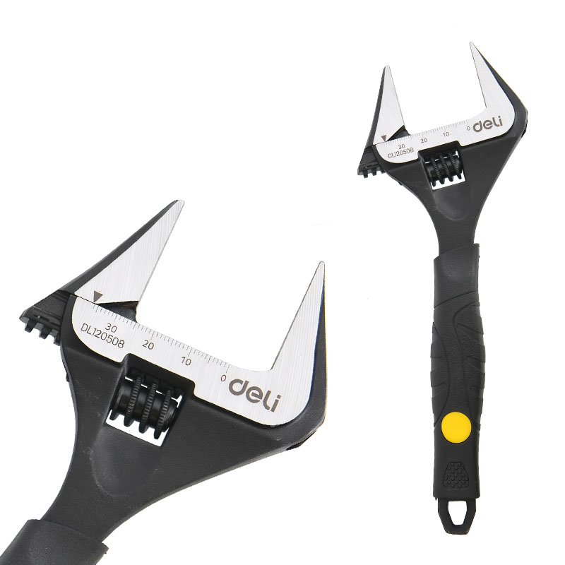 델리툴즈 블랙 광폭 몽키스패너 와이드 몽끼 멍키 스패너 200mm 17,800원