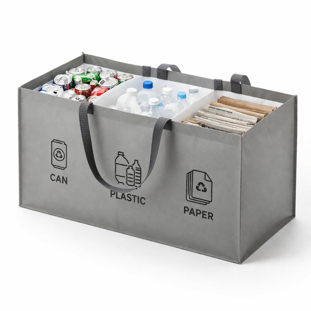 나너마켓 3단 일체형 재활용 분리수거함 8,900원