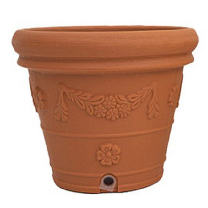 아침향기 유럽 토분스타일 저면관수 인테리어 수지 화분, 다크오렌지, 1개 41,950원