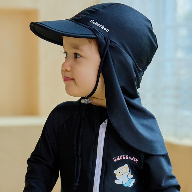 아이엠베베 유아용 헬로 애니멀 플랩캡 어린이 사계절 수영모자 14,650원