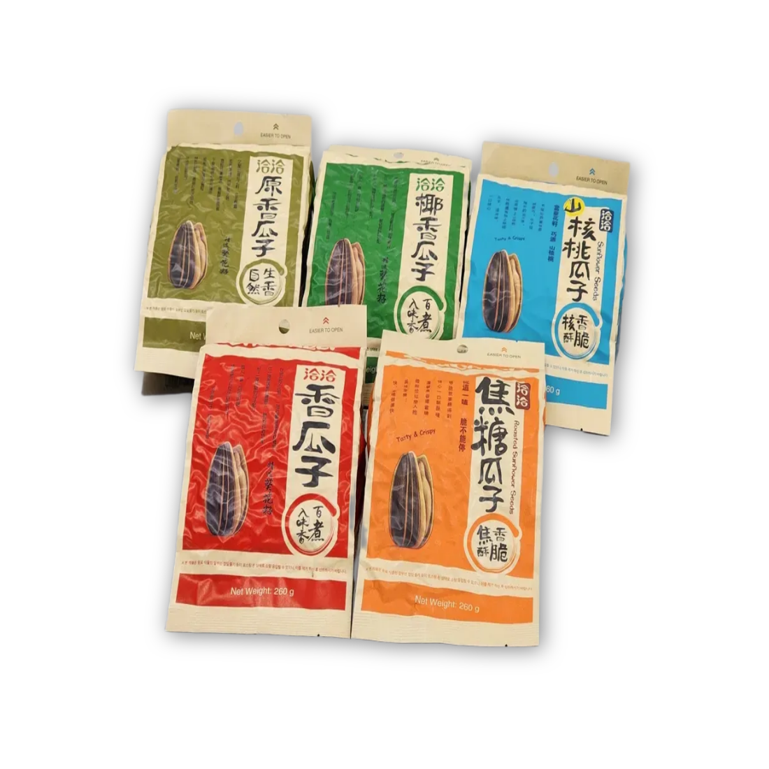 터보마켓 중국식품 챠챠 해바라기씨 5가지맛 (원향. 오향. 카라멜. 피칸. 코코넛) 57,100원