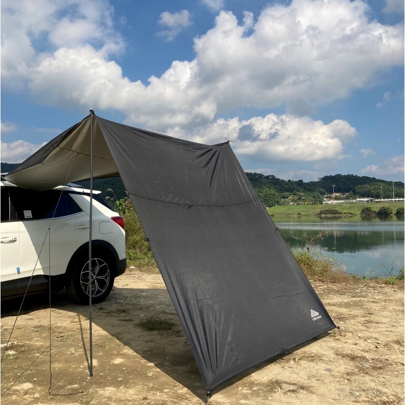 차량용어닝 승용차 SUV 흡착판 어닝 타프 사이드어닝 차박 캠핑 자동차 그늘막, 블랙 51,300원