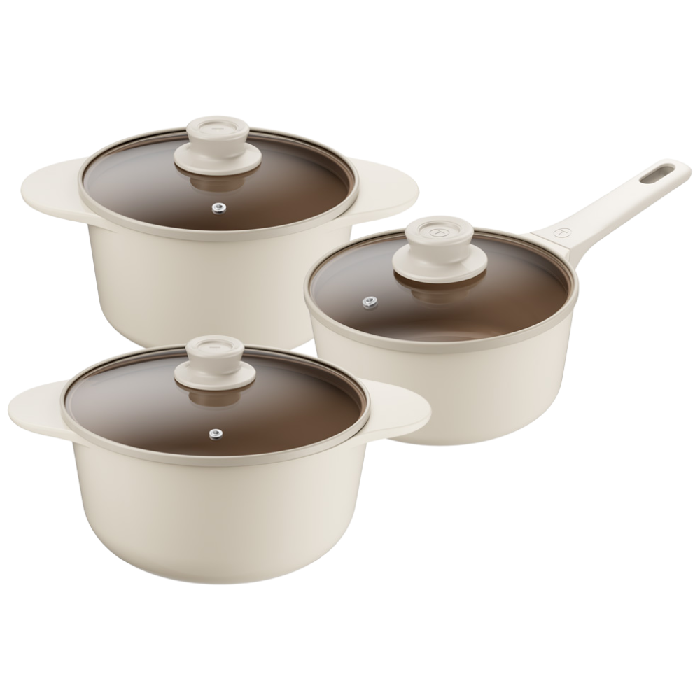 테팔 세라믹 인덕션 주물 아이콘 오트 밀크 편수 양수 전골냄비 2종 3종세트, 1세트, 12-냄비 3종(편수18+양수18+곰솥24), 밀크 157,700원