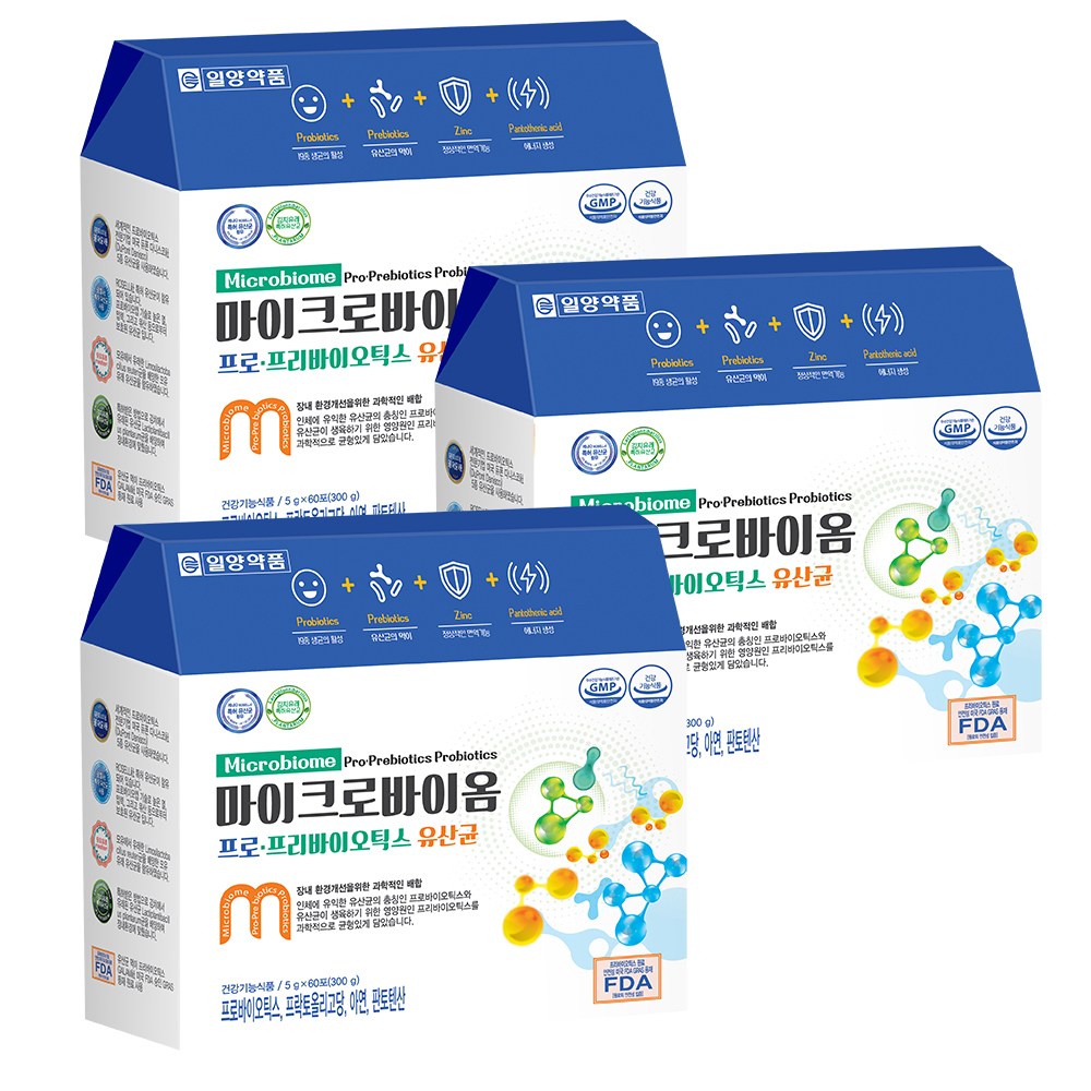 일양약품 마이크로바이옴 프로 프리바이오틱스 유산균 76,630원