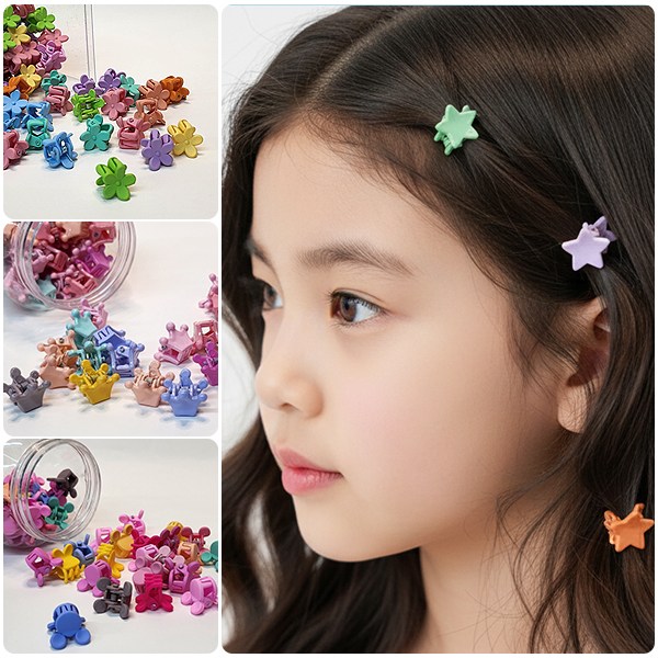 몽실이 컬러풀 미니 집게핀50P 세트 7,900원