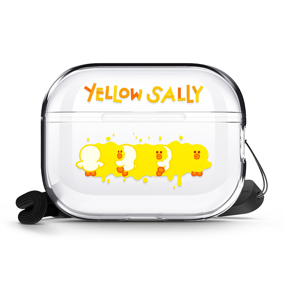 엘라고 라인프렌즈 옐로우 샐리 에어팟 프로 2 클리어 행 케이스 9,760원