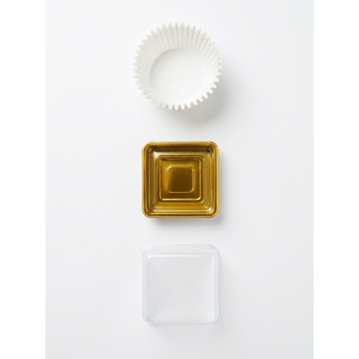 고이담 두쫀쿠 케이스 + 유산지 20P 세트 사각 투명 화과자 월병 떡 포장 용기 PET 케이스 5,900원