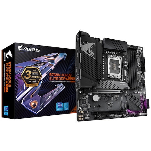 GIGABYTE B760M AORUS ELITE D4 GEN5 제이씨현 192,000원