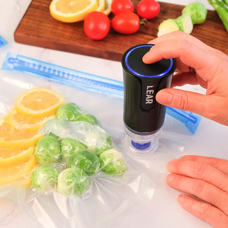 리어 가정용 소형 미니 휴대용 진공포장기 진공기+비닐팩(5개) 17,000원