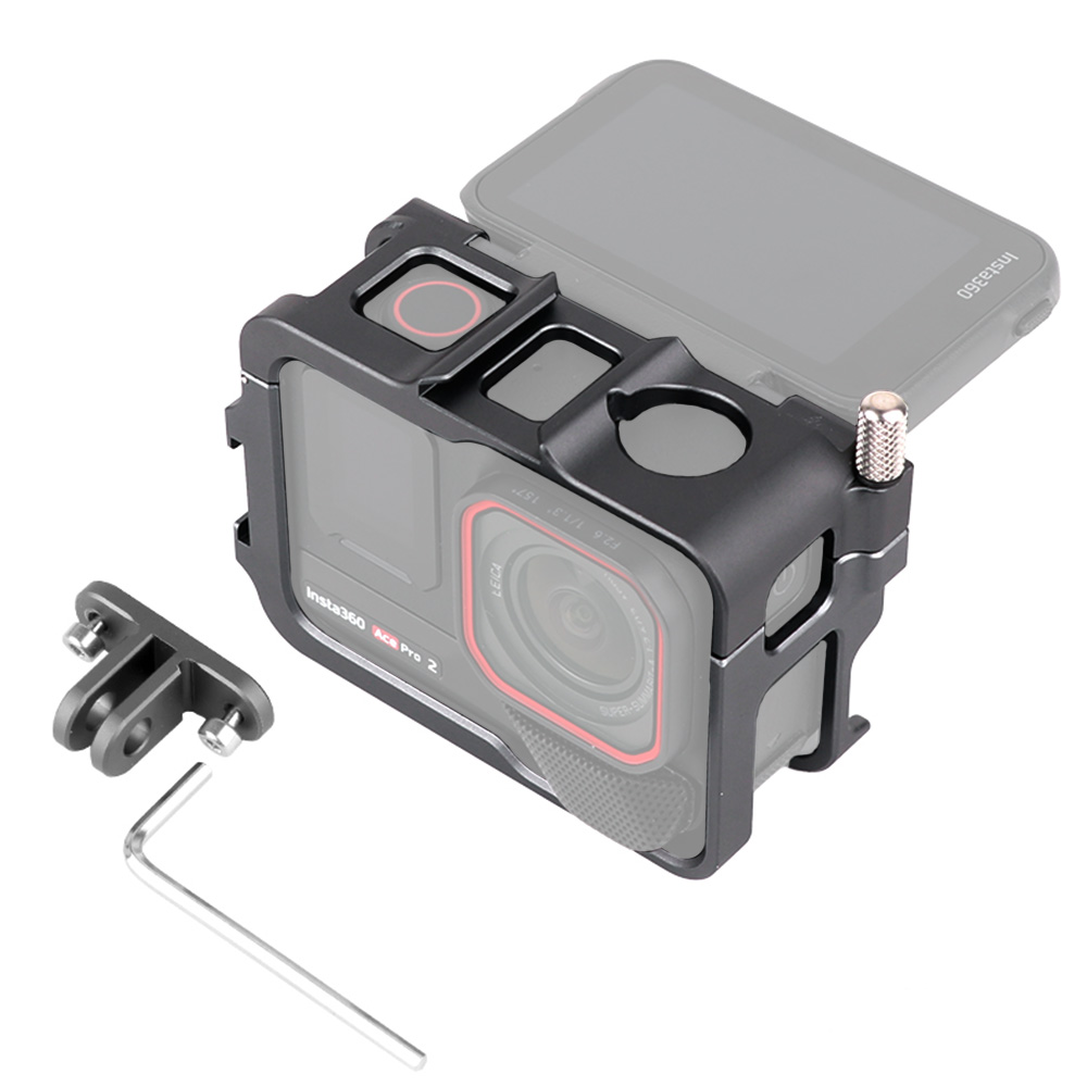 인스타360 에이스 프로 2 멀티 유틸리티 메탈 프레임 케이스 듀얼 콜드슈 퀵릴리즈 Insta360 Ace Pro 2, 1개 32,000원