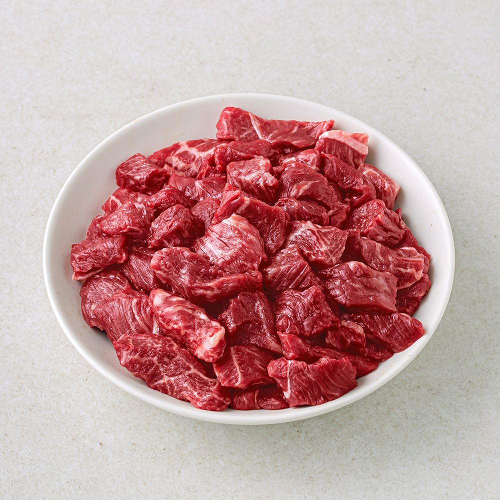 [로켓프레시] 농협안심한우 정육 세절 1+등급 국거리용 (냉장) 13,100원