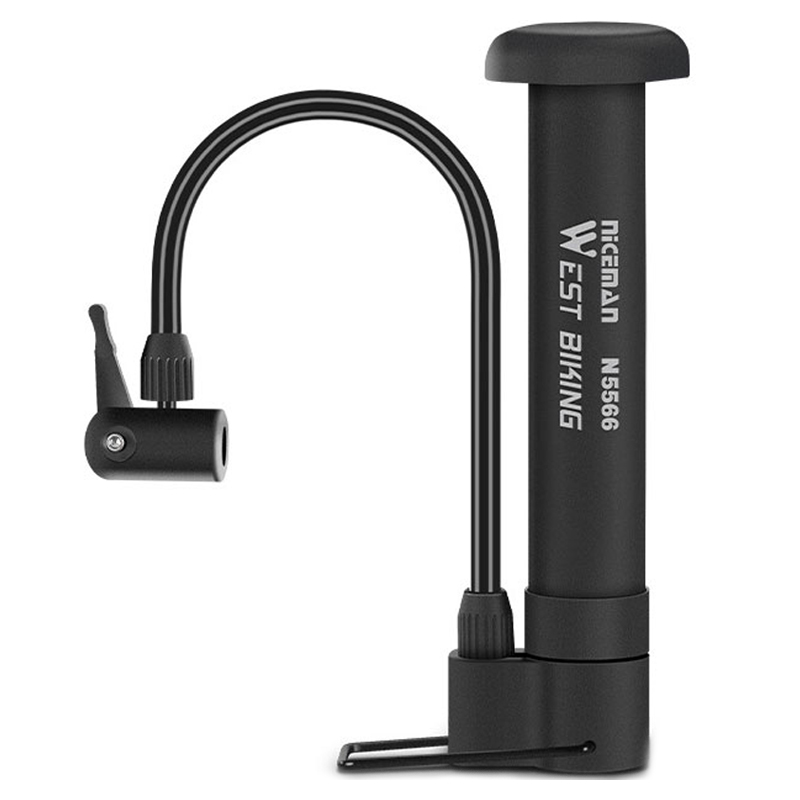 웨스트바이킹 아리나라 휴대용 자전거 펌프 공기주입기 사이클링 장비, 블랙, 1개 8,500원