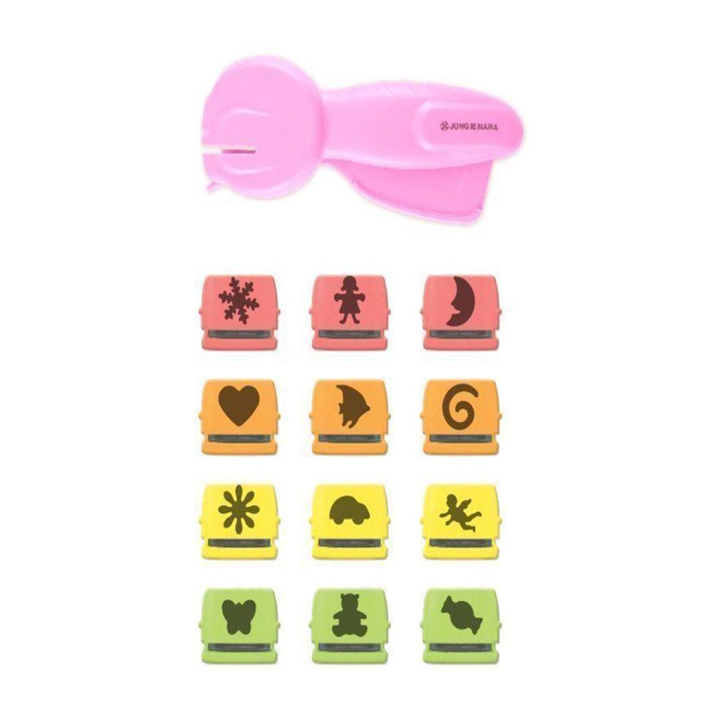 딜리고 종이나라 핸디 1공 모양 종이 펀칭기 26개 모양입 수동펀칭기 사무용품펀치 도구 52,800원