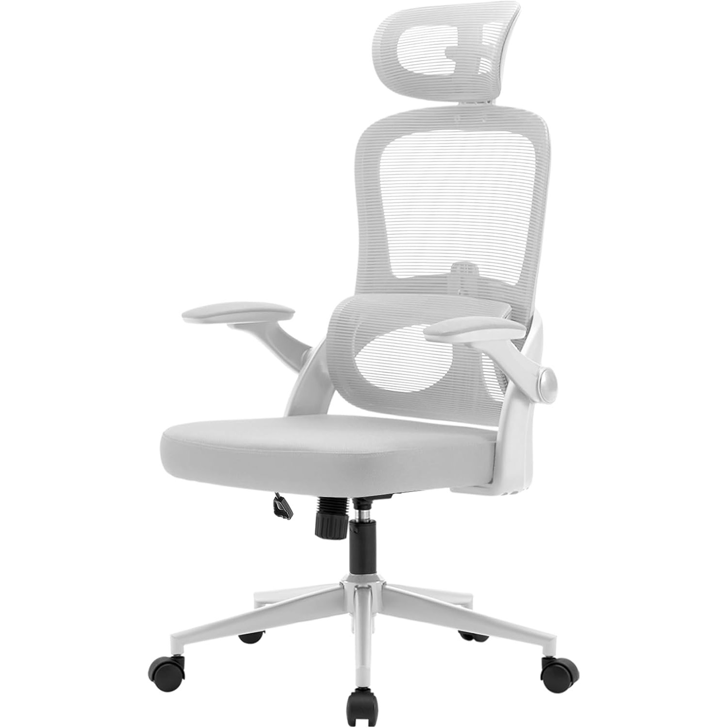 SIHOO 컴퓨터 게이밍 사무용 책상 사무실 접이식 3D팔걸이 메쉬의자 A/S 3년 하중150kg M102C, 화이트 269,900원