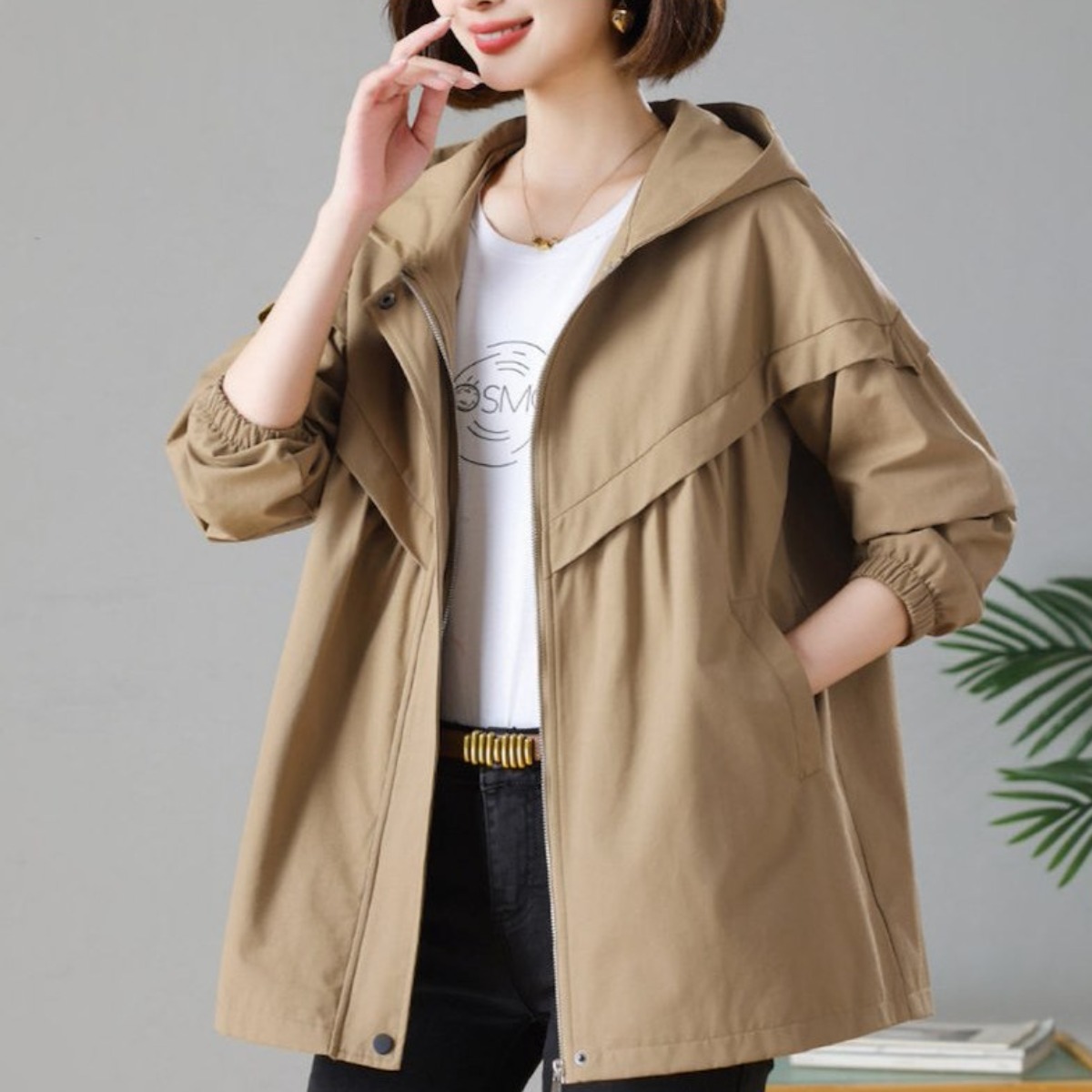 [딜마켓] 흥신자켓 / 여성 봄 가을 고품격 트렌치 코트 자켓 아우터 점퍼 25,790원