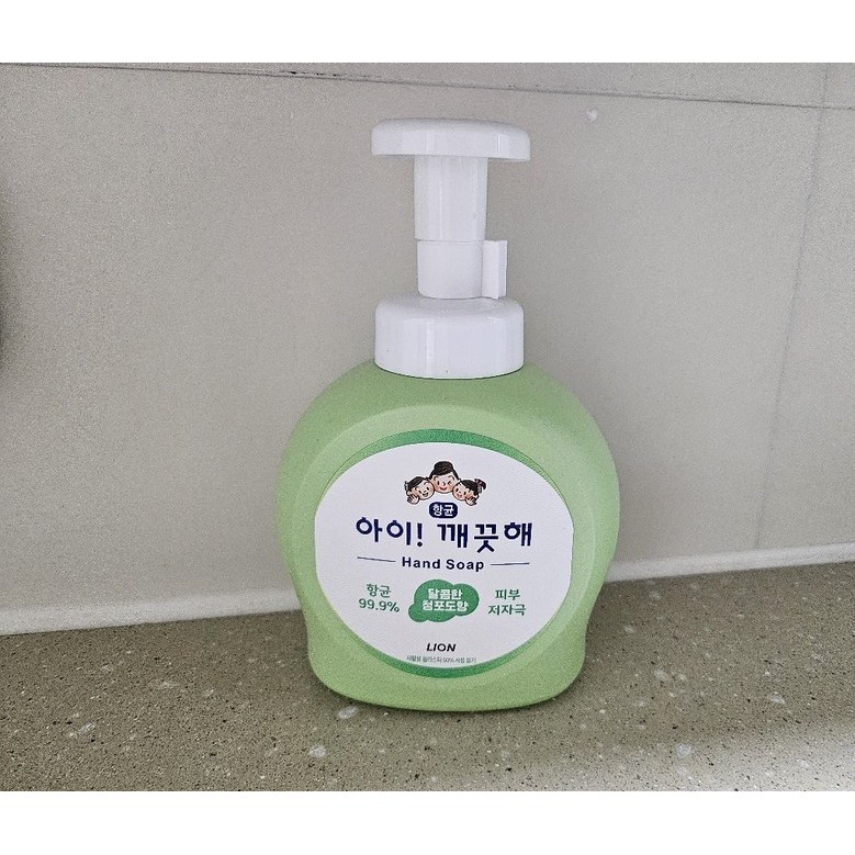 아이깨끗해 향균 거품 핸드솝 청포도, 490ml, 8개 33,490원