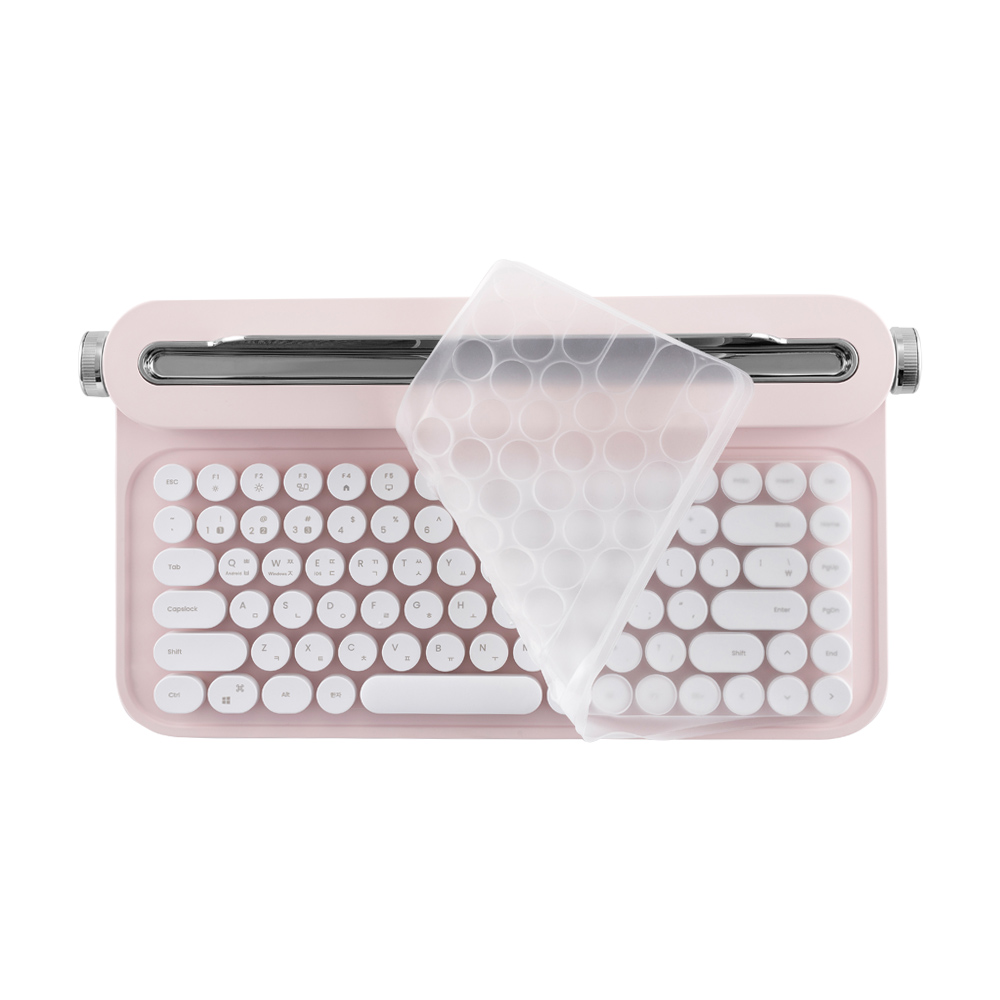 엑토 레트로 미니 키보드 키스킨 KSK-02, 화이트, 1개 6,560원