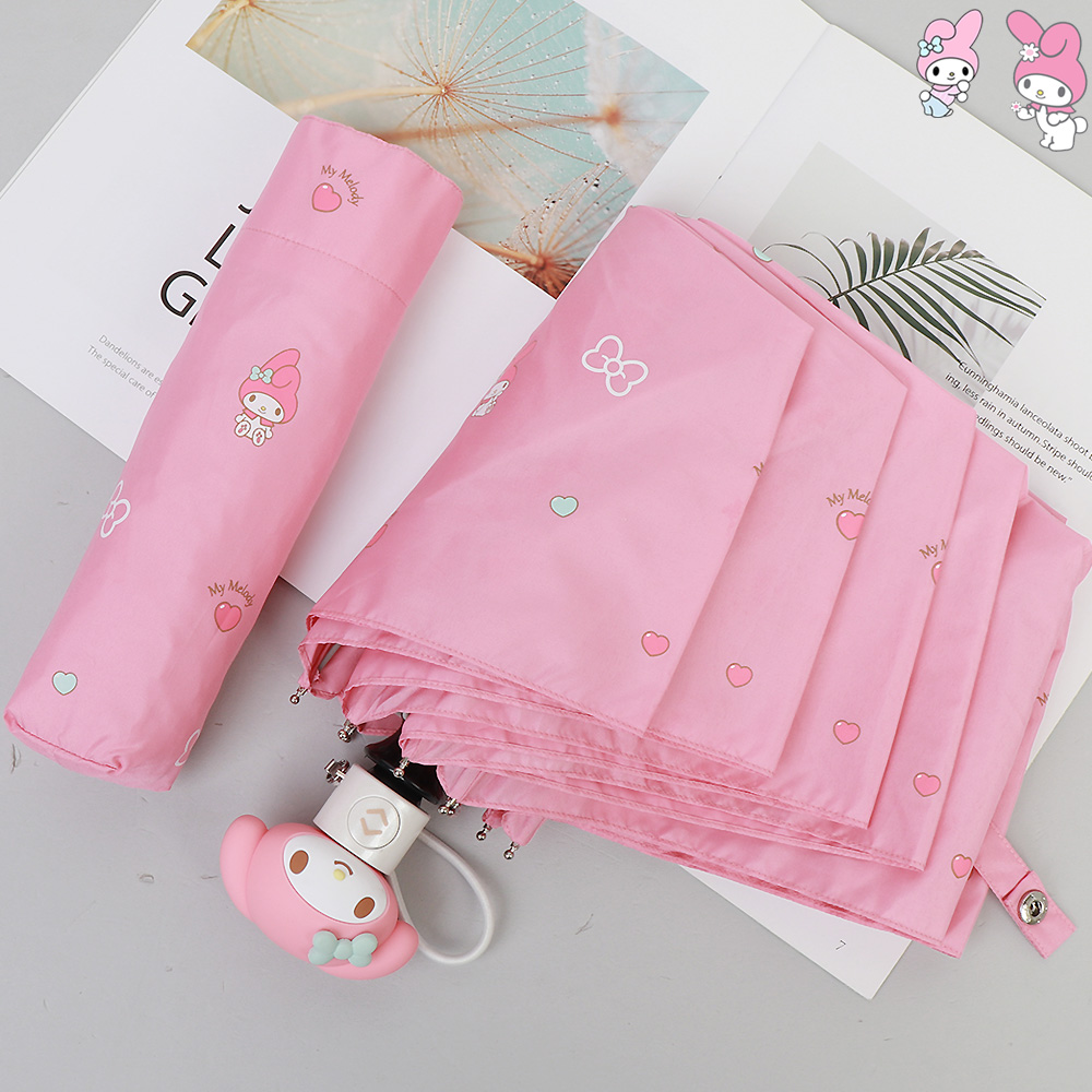 3단우산 산리오 버튼하나로 완전자동 손잡이 캐릭터피규어 어린이부터 성인까지 휴대용우산 18,500원