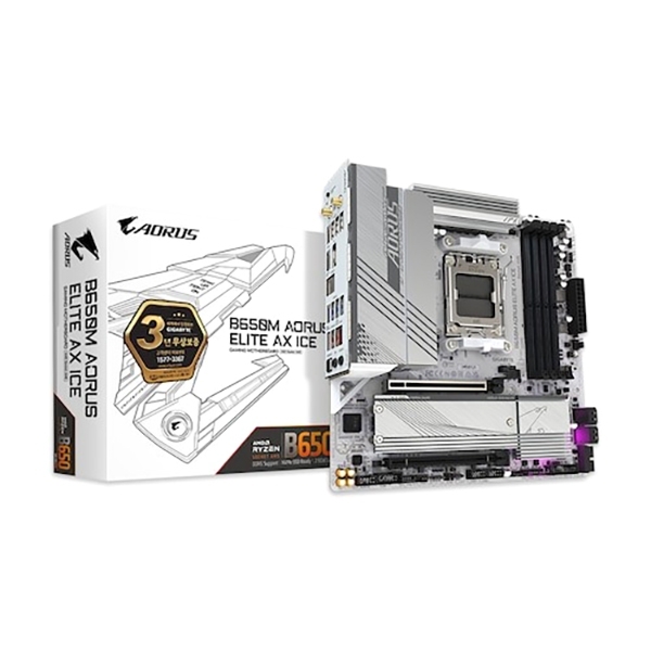 GIGABYTE B650M AORUS ELITE AX ICE 제이씨현 241,500원