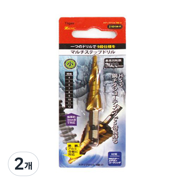 제스트 HSS 스텝드릴 소 4 12mm 16,840원