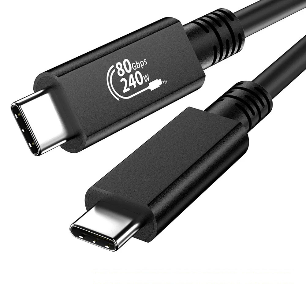 SKY 썬더볼트 5 / 80Gb / 240W 초고속 C to C 케이블 0.8m, 1개, 블랙, 80mm 19,000원