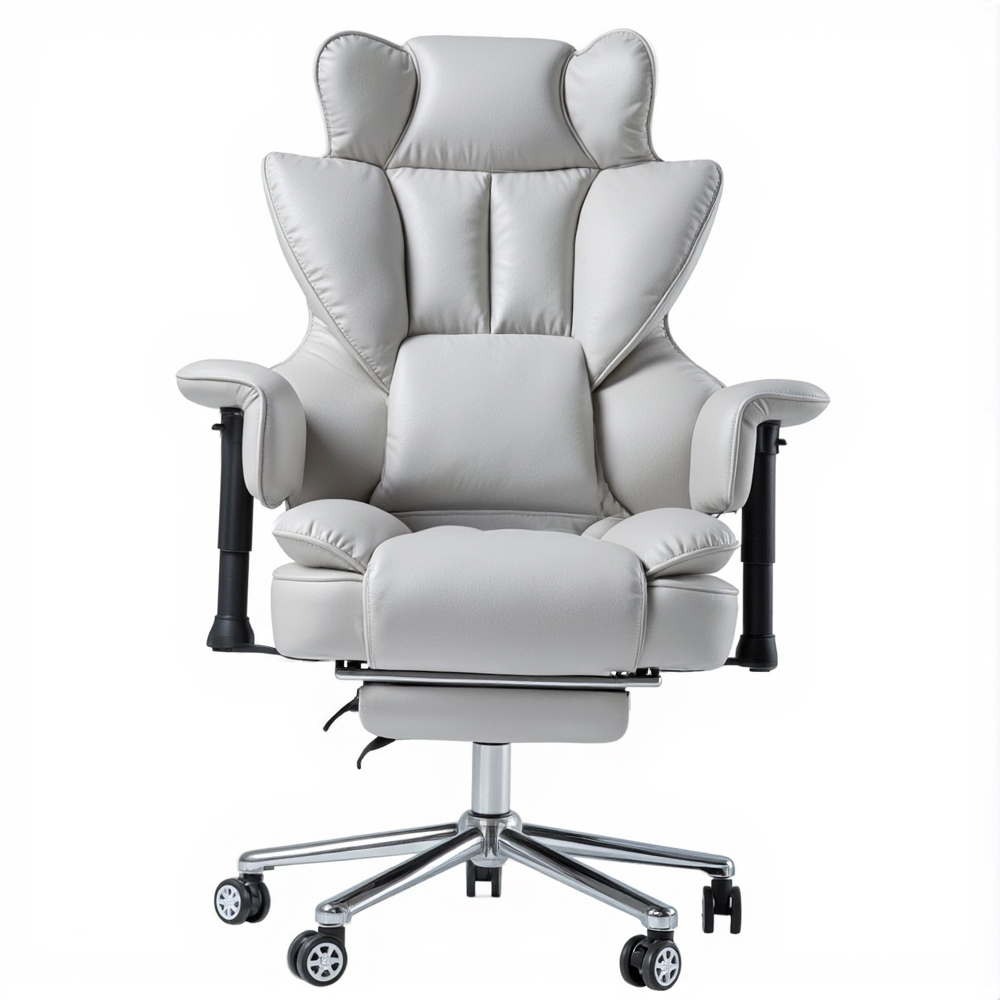 레퓰리 고급 PU가죽 게이밍의자 1인용 리클라이너 각도조절 가능 발받침 내장 사무용 중역의자 게임 업무 휴식 다용도 활용 178,000원