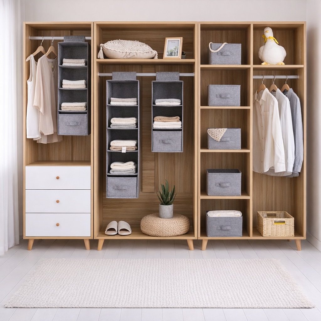 창고대방출 옷장정리 모자보관함 소품정리함, 1개, 그레이 3단 7,800원