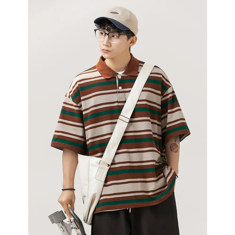 오버핏 스트라이프 카라티 20,010원