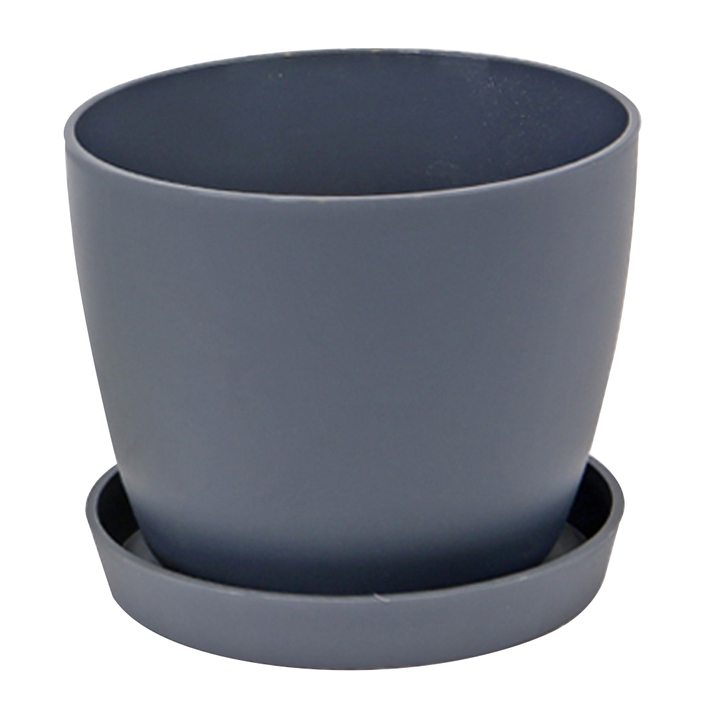 플라팜 분갈이형 원형화분, 다크그레이, 1개 5,140원