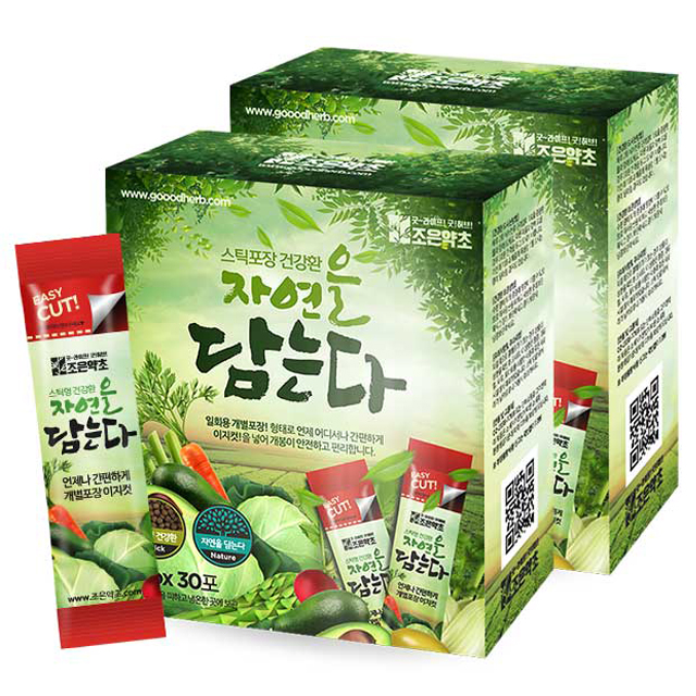 굿허브 조은약초 자연을 담는다 스틱형 차전자피환, 2개, 90g 21,420원