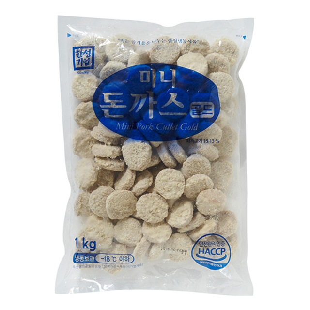 [한성마트] 미니 돈까스 골드 1KG, 6개, 1kg 32,940원