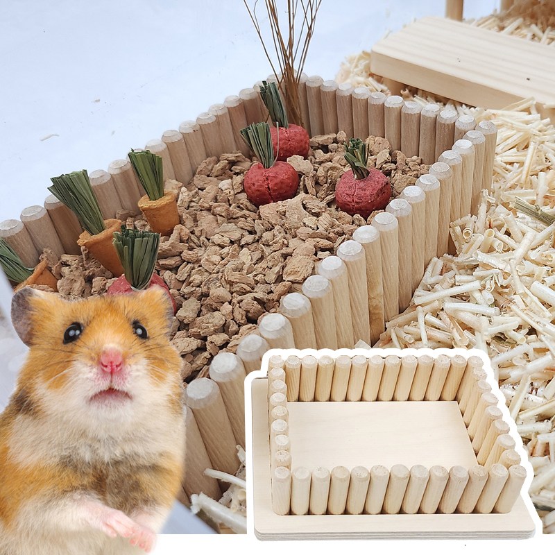 햄스터 자연주의 용품 울타리 화단 사각형 S 11,000원