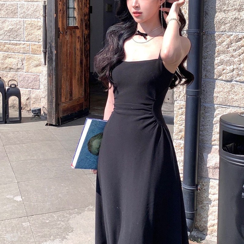 여성 프렌치 프리미엄 나시 원피스 여름 슬림 롱 스커트 민소매 나시 빅사이즈 롱 원피스 26,800원