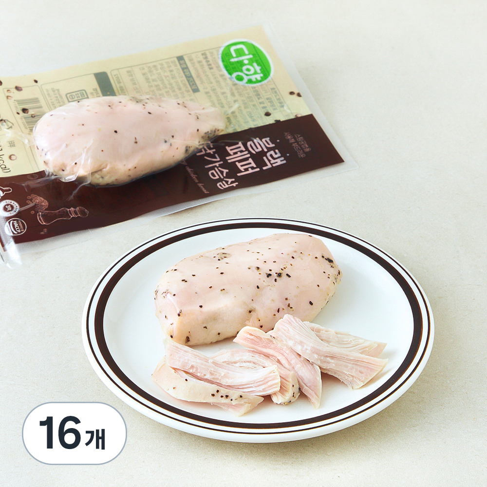 다향오리 블랙페퍼 닭가슴살, 100g, 1개입, 16개 40,040원