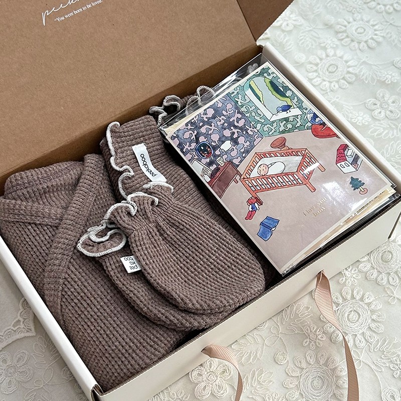 [선물포장+축하카드] 피카부 나나 아기 출산선물 세트 / 봄 여름 가을 64,000원