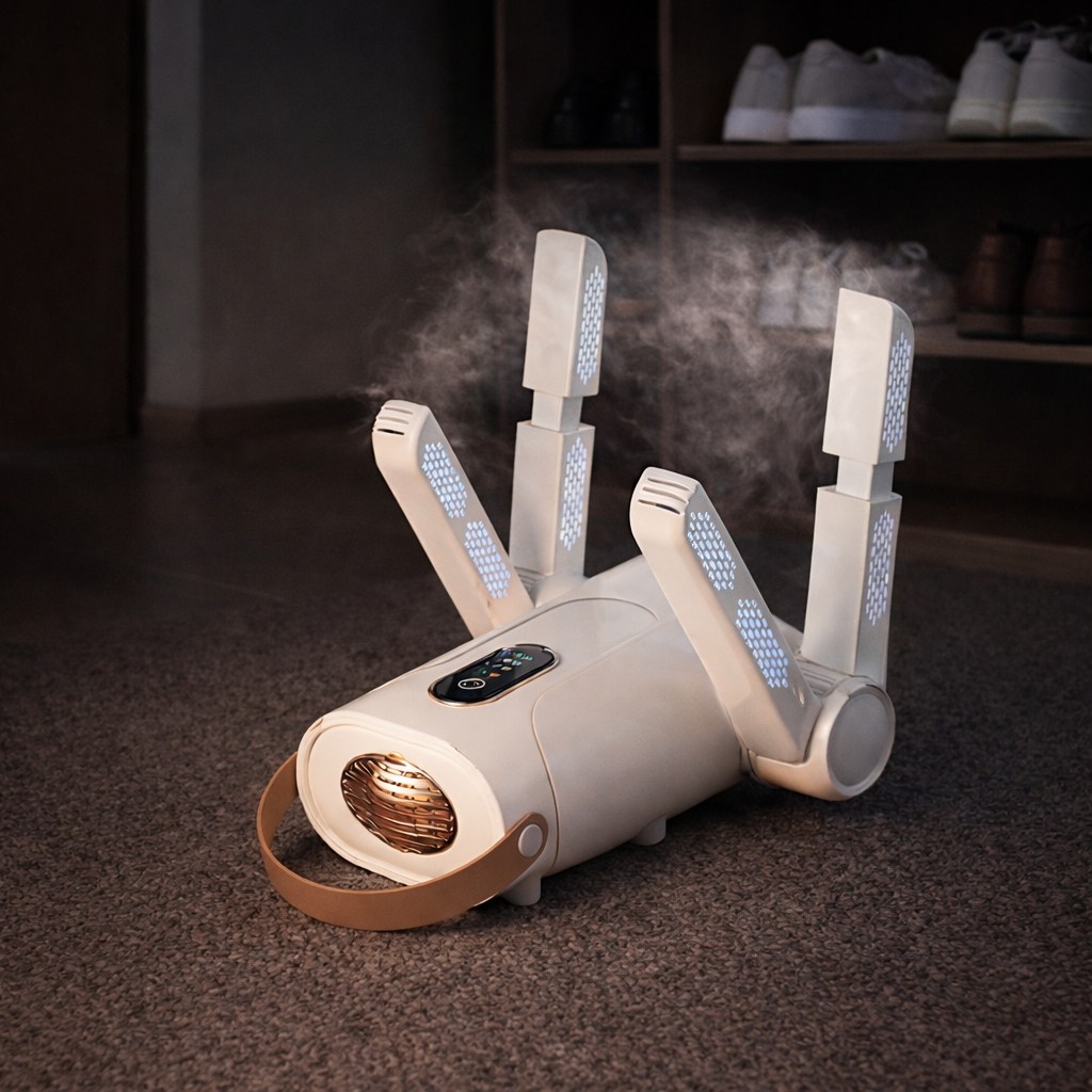 신발 가정용 건조기 운동화 신발건조기 가정용 안전화 살균기 소독 UV 냄세제거 장마철, 1, B.화이트4구 거치식 신발건조기+UV살균 탈취 33,800원