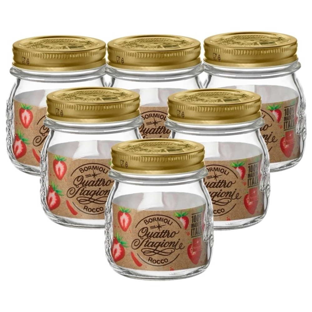 보르미올리 콰트로 밀폐유리병 250ml 6개, 250ml, 6개 17,600원