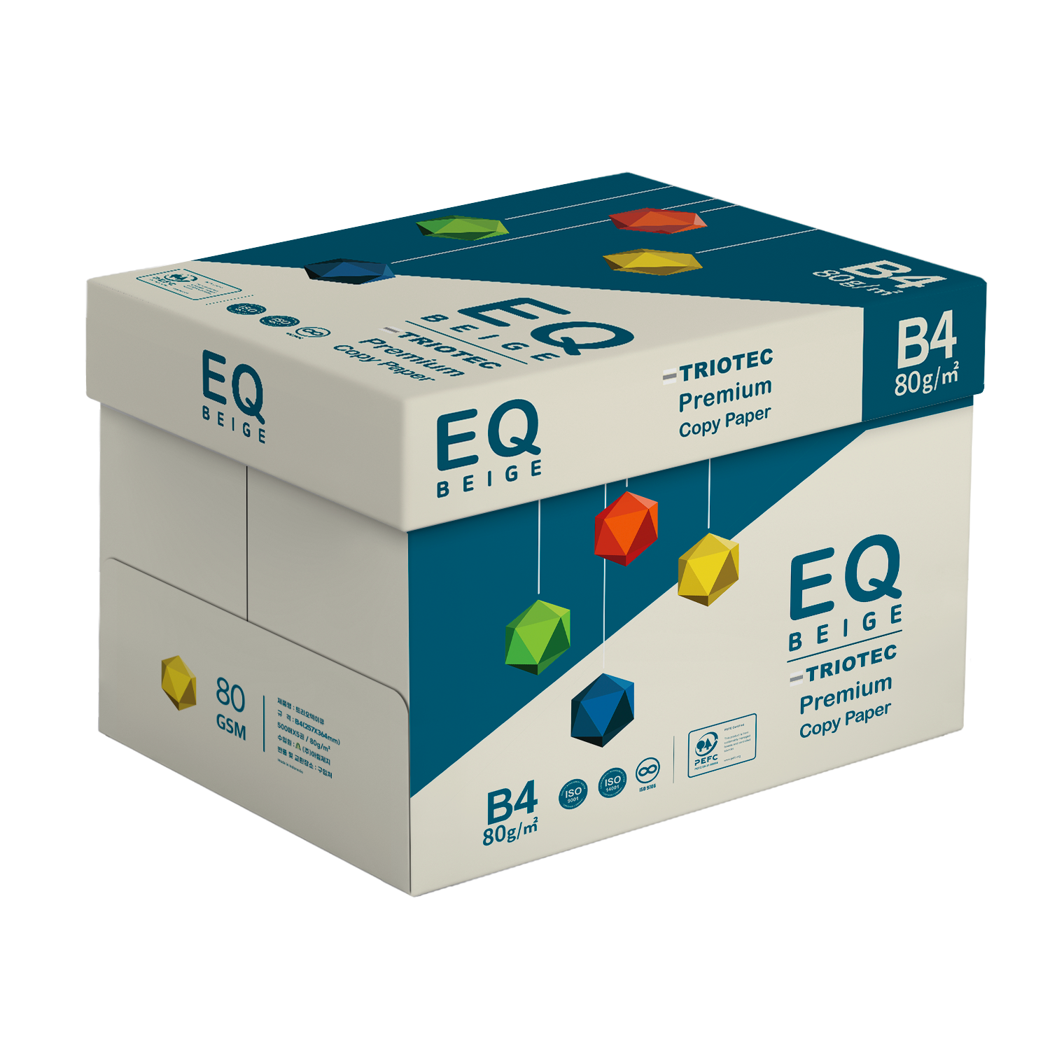 이큐베이지 EQ Beige 80g B4 용지 미색, 2500개, B4 36,900원