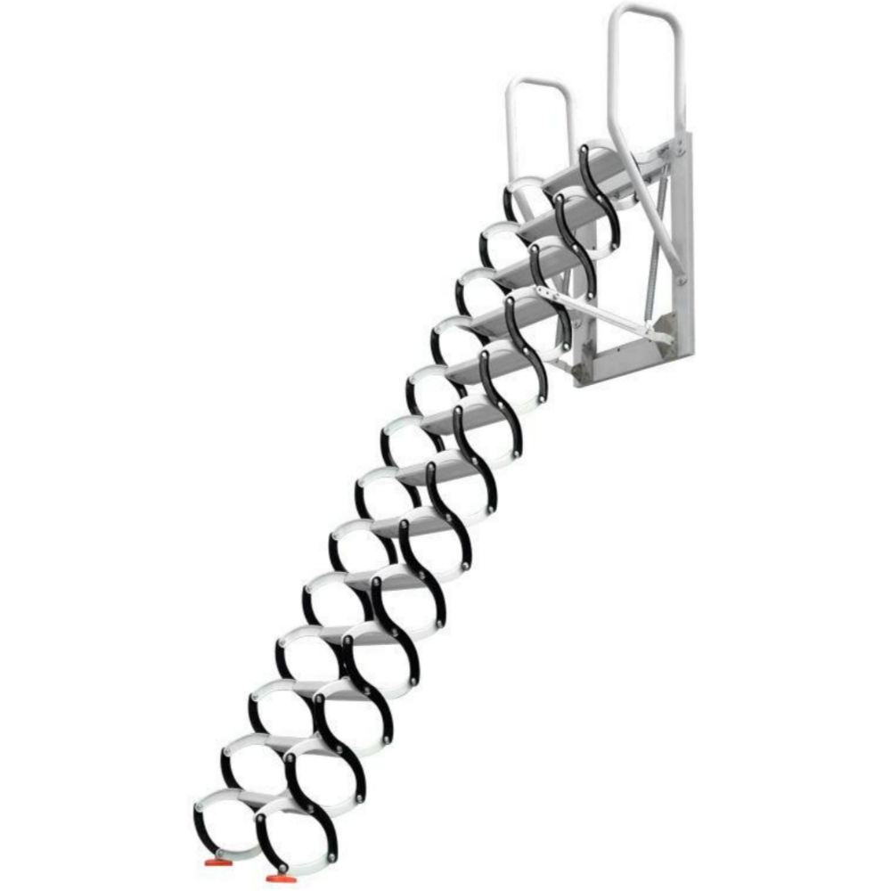 타워락 다락방 다기능이동식 사다리 접이식 발판 자바라 철제계단 인테리어 옥상 창고 천국의사다리 다락 복층계단 계단형사다리, 1개 339,000원